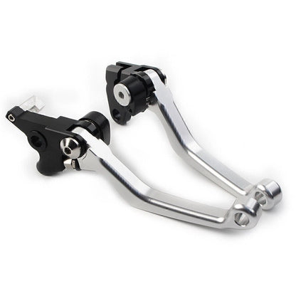 Dirt Clutch Brake Levers for Kawasaki KLX250 D-TRACKER (1993-1997) SILVER