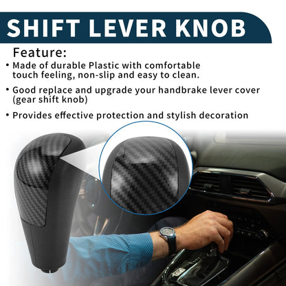 Automatic Gear Shifter Knob for Ford Focus MK2 2005-2012 Plastic Black