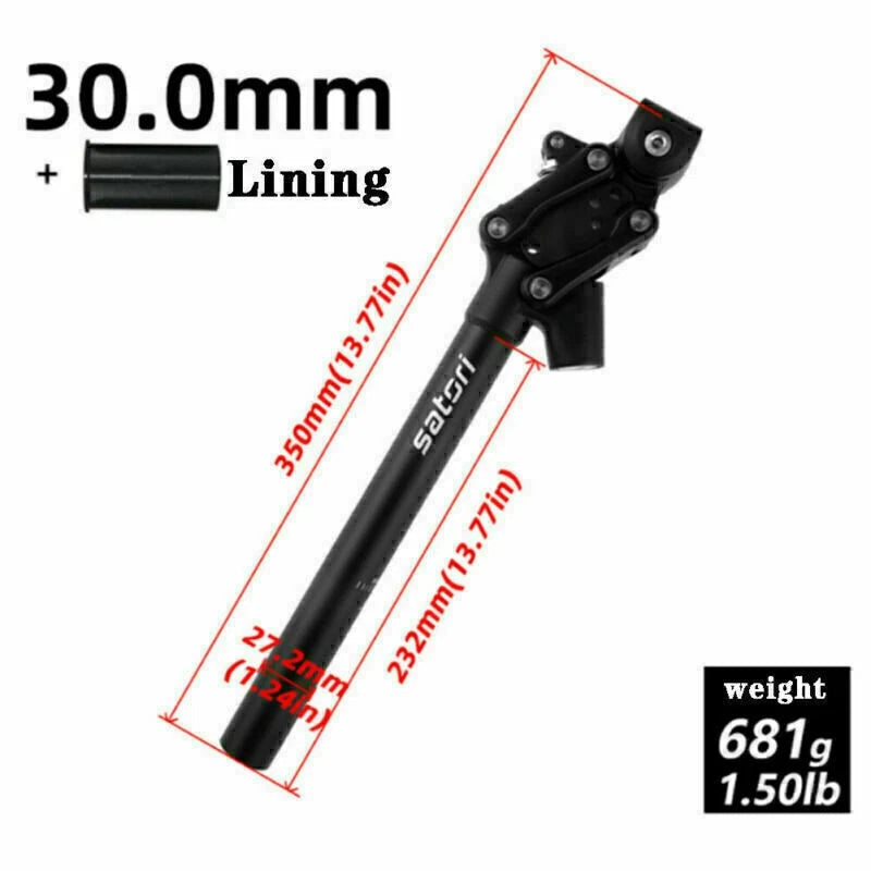 350mm Suspension Seatpost for SATORI Animaris Bike (No specific years)