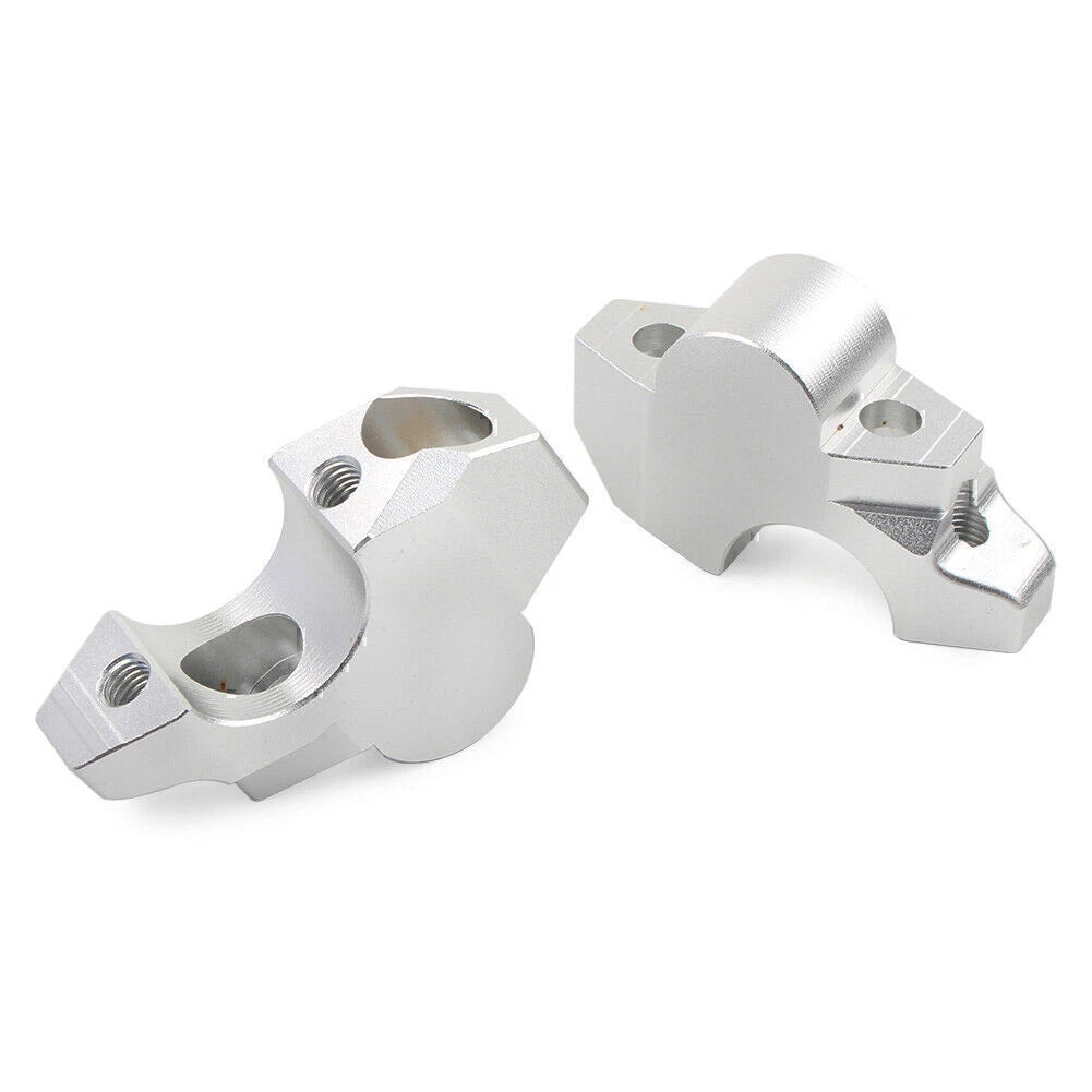 Silver Motor Handlebar Riser Clamp for Honda XADV-750 (2017-2019)