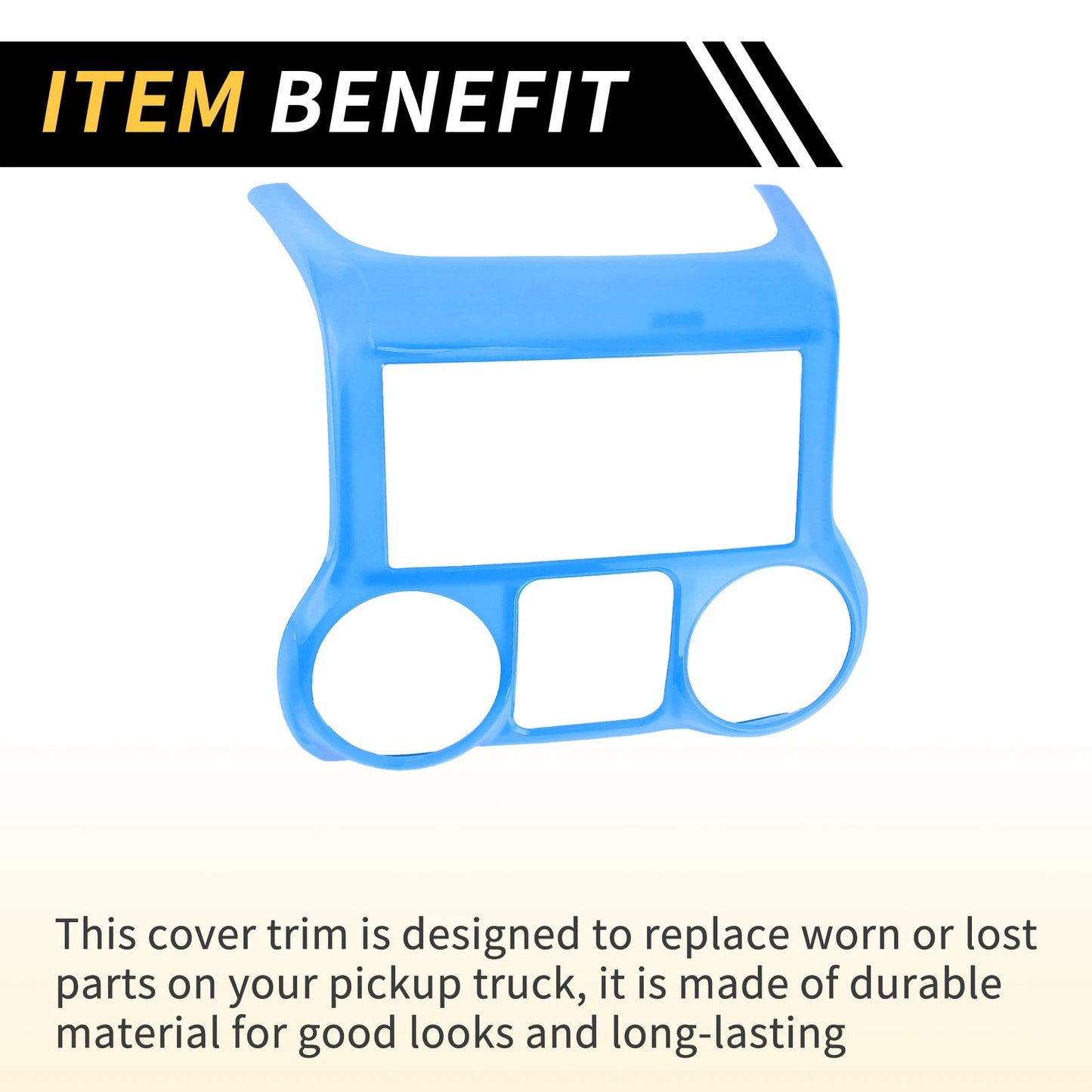 Central Console Dashboard Cover Trim for Jeep Wrangler JK JKU (2007-2018)