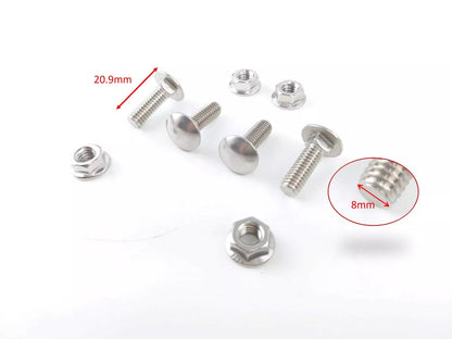 4 x Stainless Bumper Bolt Nuts for Toyota Hilux 1979-1995 4Runner