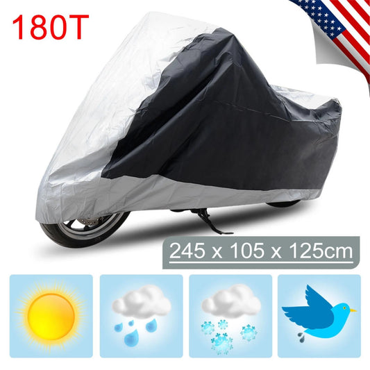 Cover / XL 190T Rain Dust Motorcycle Cover for Motorcycles