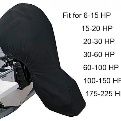 Outboard Motor Cover with Adjustable Strap for OMC 6-15HP Models