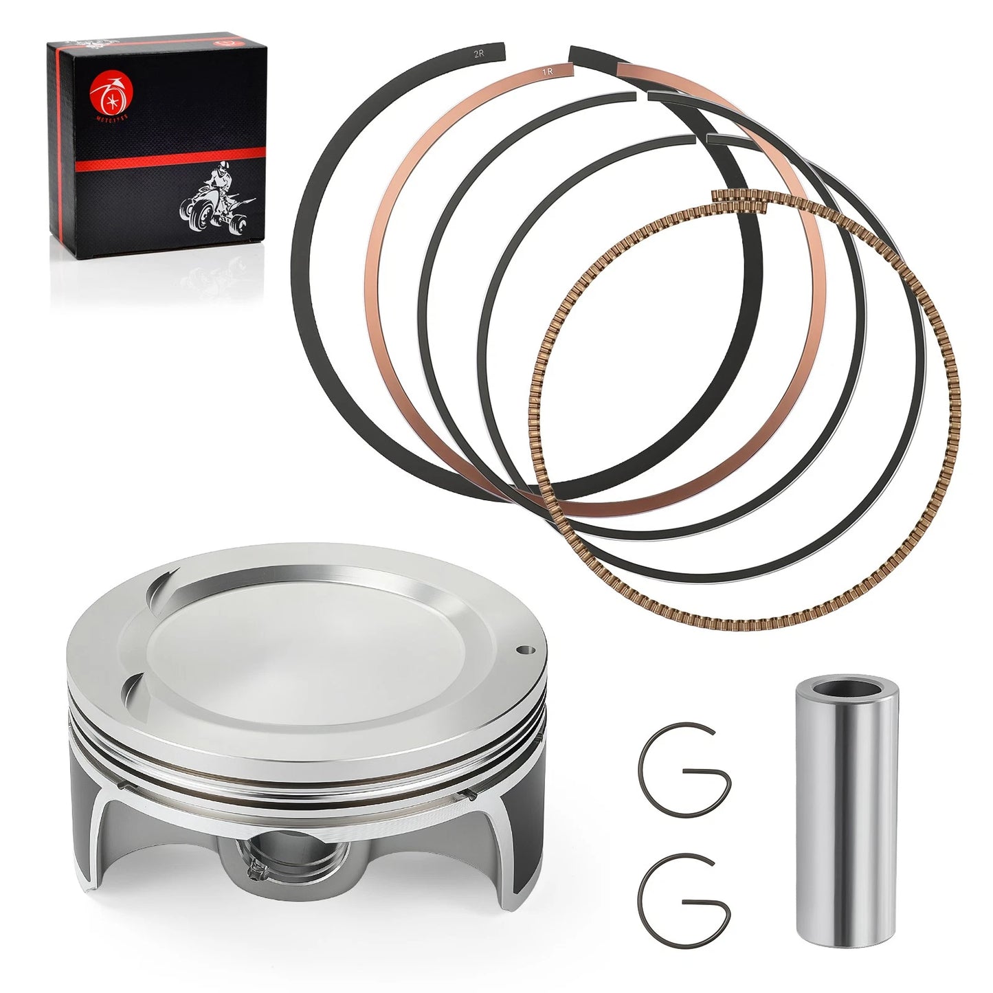 Top End Rebuild Kit 102mm STD Forged Piston for Yamaha Grizzly 700 (2007–2013)