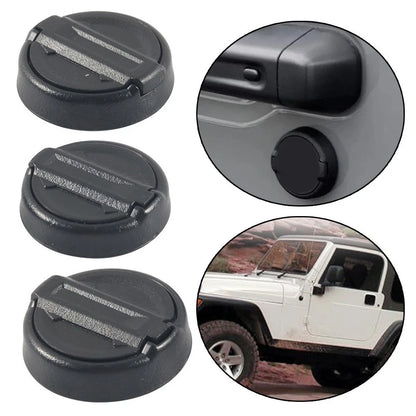 Abrasion Proof Silicone Backed Magnetic Keyhole Covers for Jeeps (2018–2024)
