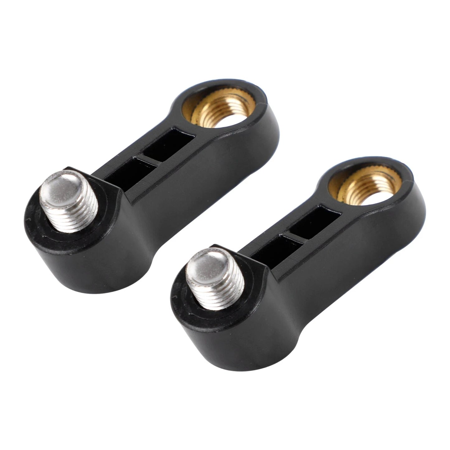 M10 x 1.25mm Plastic Motorcycle Extension Mirrors