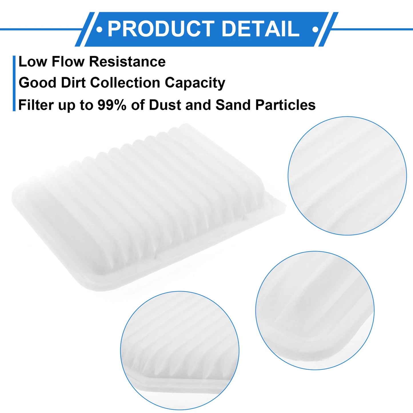Engine Air Filter for Toyota Camry 3.5L V6 (2007-2011) 1 Pcs
