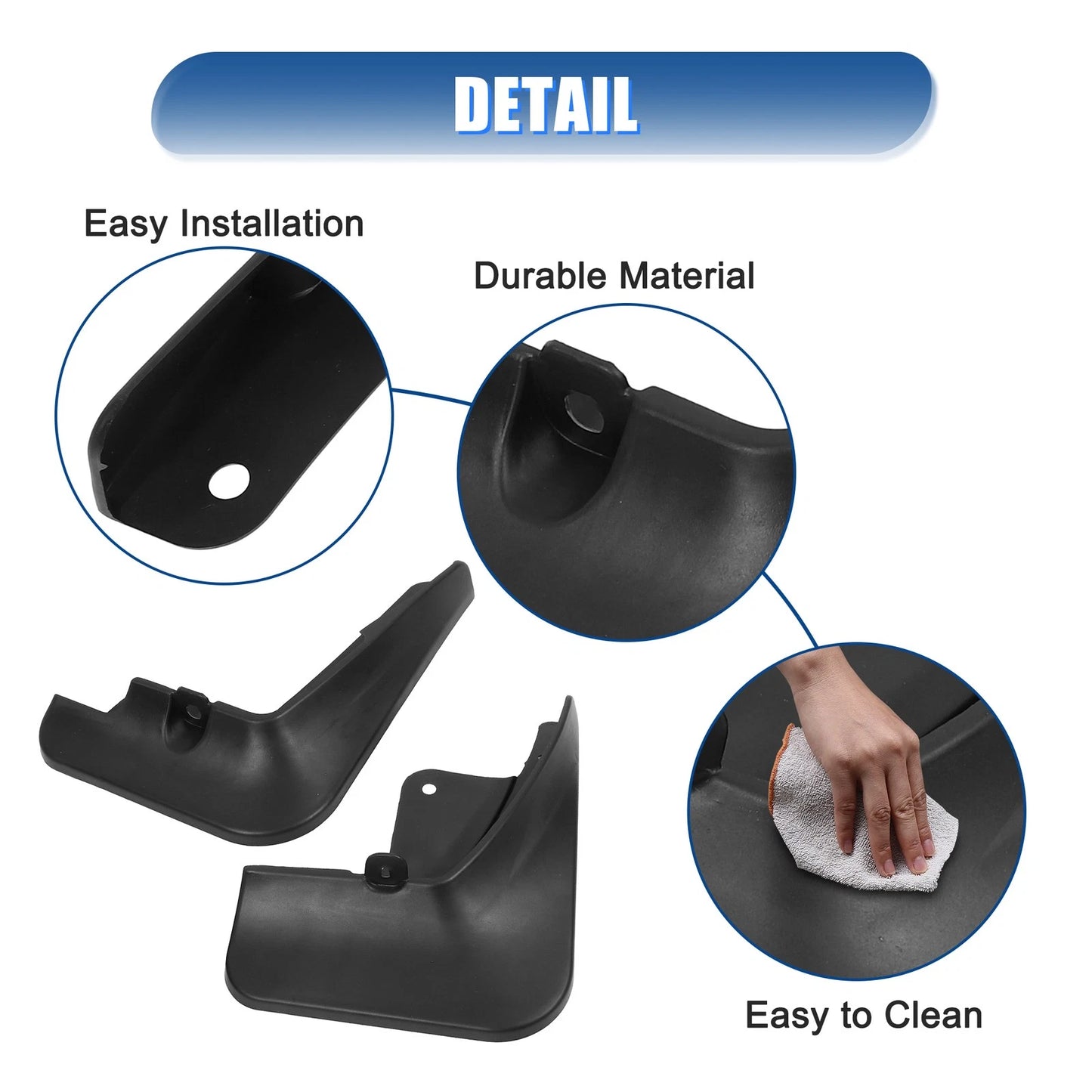 Mudguards Fender Kit  for Nissan Sentra (2020-2022) Black