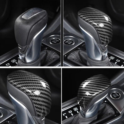 Carbon Black Gear Shift Knob Cover for Nissan Sentra, Altima (2020-2024)