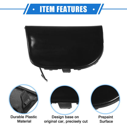 Front Right Tow Hook Cover for Toyota Prius XW30 (2012-2015) Black