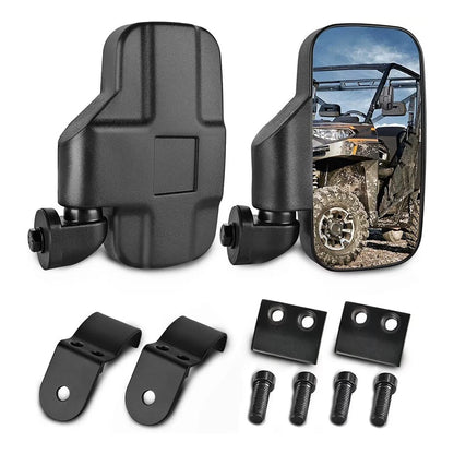 Adjustable UTV Side Rear View Mirrors for Polaris Ranger