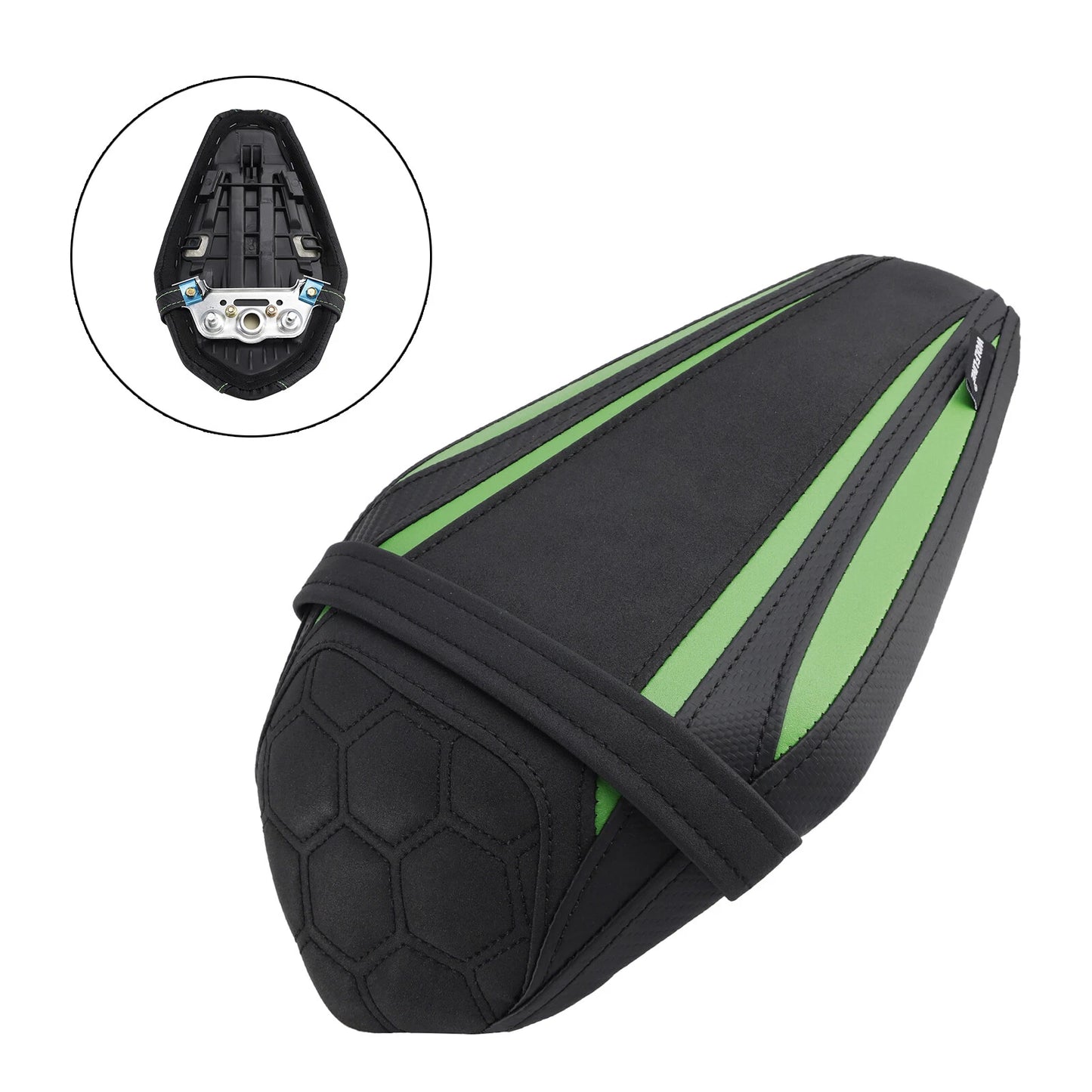 Rear Seat Passenger Cushion Green for Kawasaki ZX-10R/RR (2021-2023)