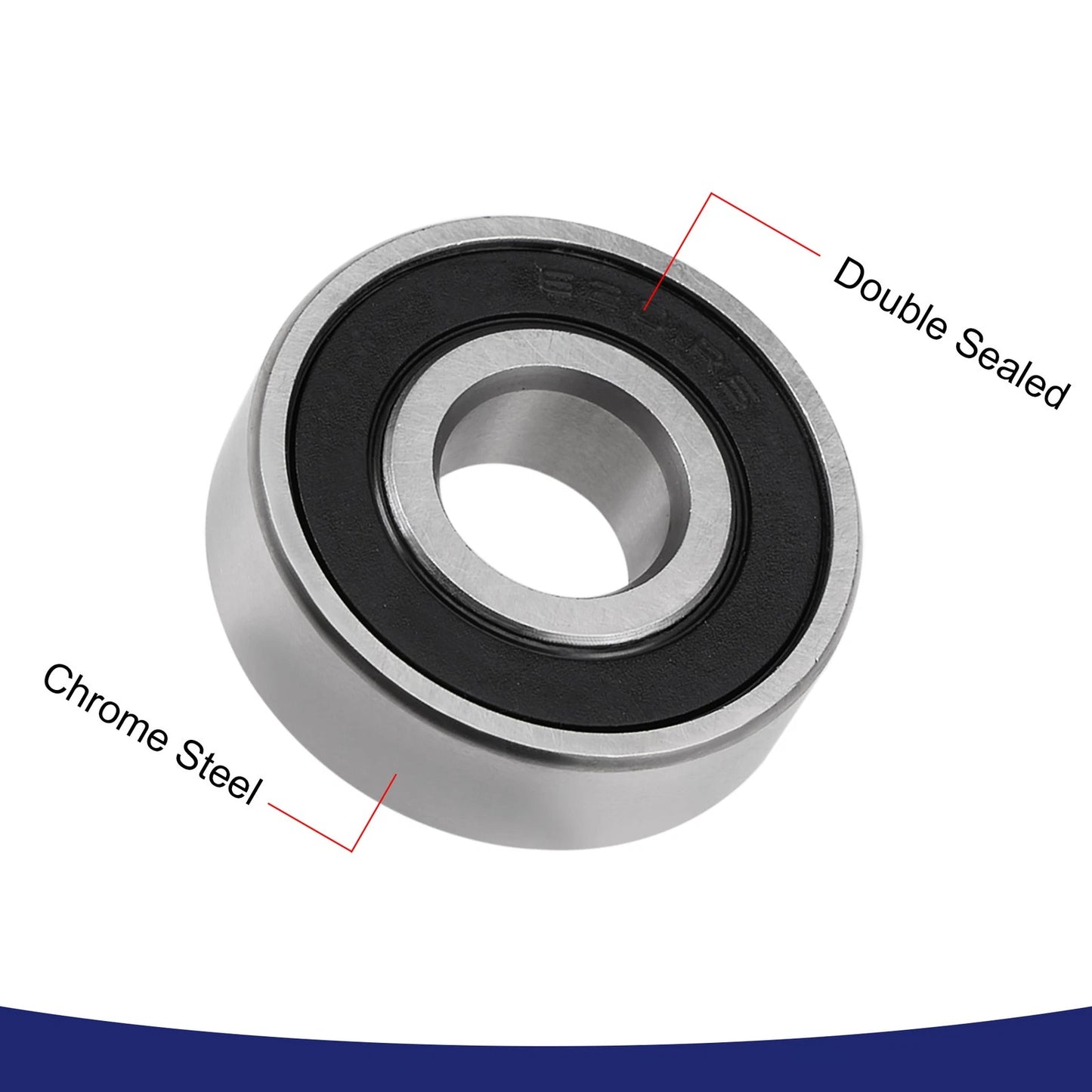 2 x Ball Bearing 12x32x10mm Double Sealed for Universal