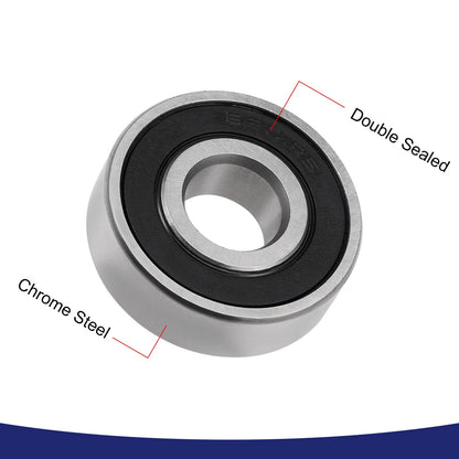 2 x Ball Bearing 12x32x10mm Double Sealed for Universal