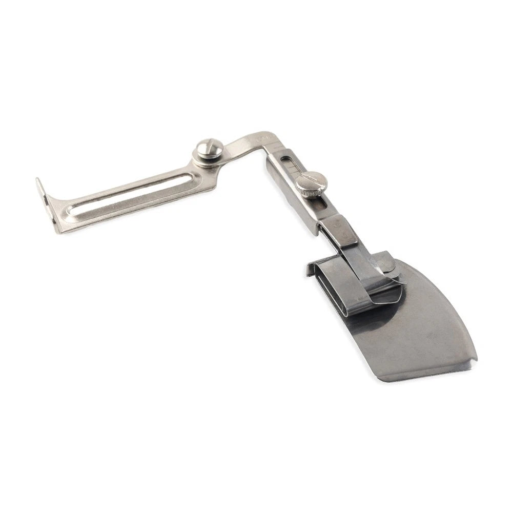 Adjustable End Size Double Fold Hemming Folder Attachment for Sewing Machines