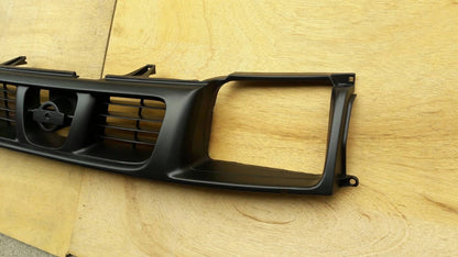 MATT BLACK GRILLE for NISSAN NAVARA D22 (1998-2000) 2WD 4WD Clips