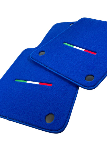 Blue Floor Mats for Ferrari 599 Coupe Tailored Carpets Italy Edition (2006-2012)