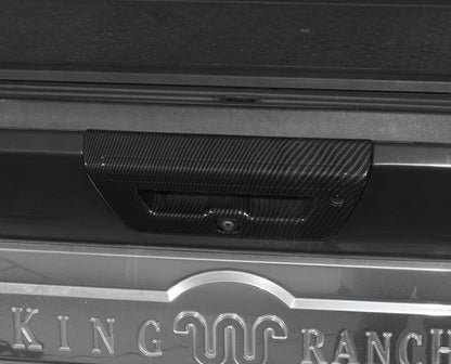 Carbon Fiber Rear Door Handle Bowl Tailgate Cover Trim for Ford F150 (2015-2019)