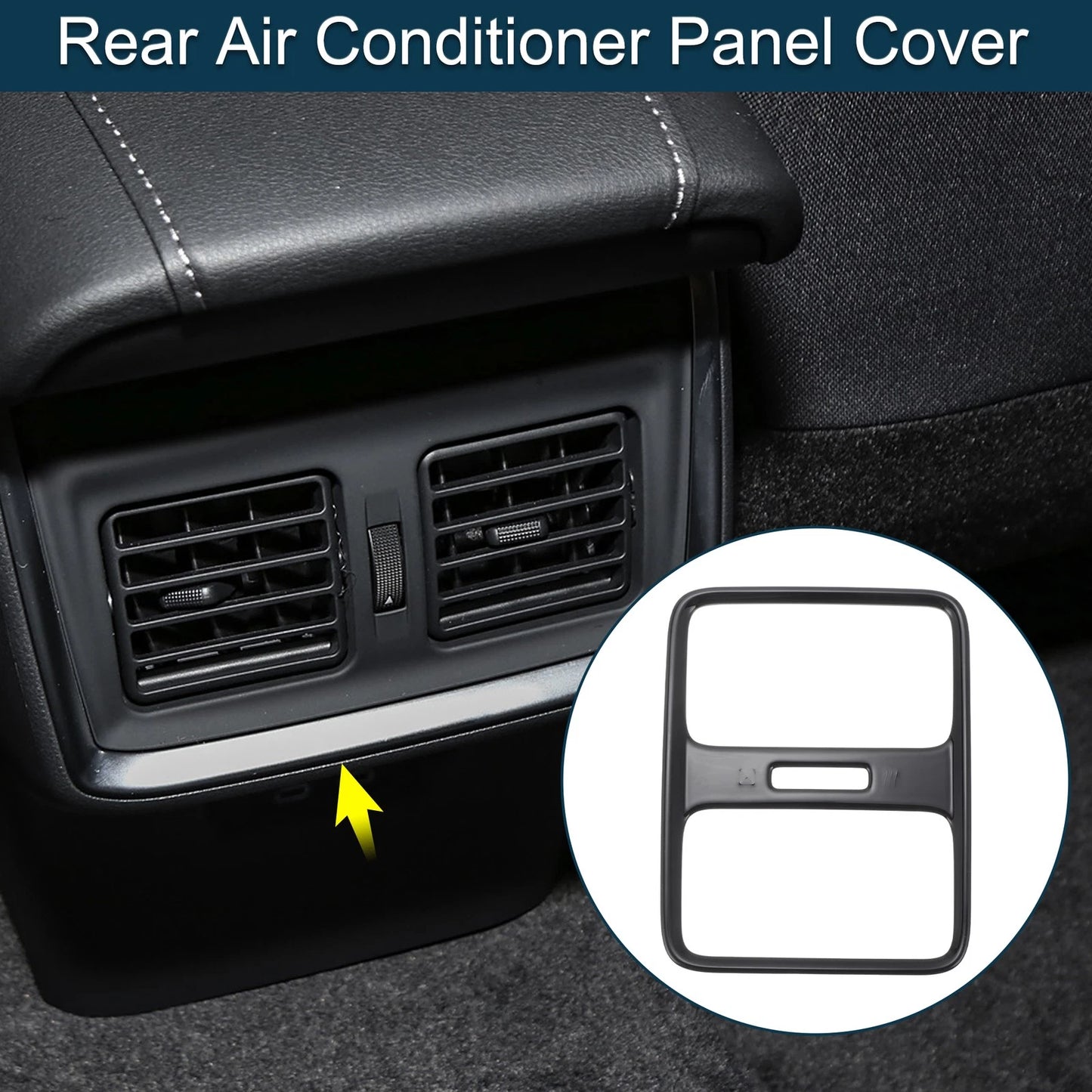 Rear Air Conditioner Panel Cover for Honda Vezel RV3 RV4 RV5 RV6 (2014-2023)