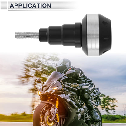 11mm Aluminum Alloy Motorcycle Slider Frame Bolt Silver Tone