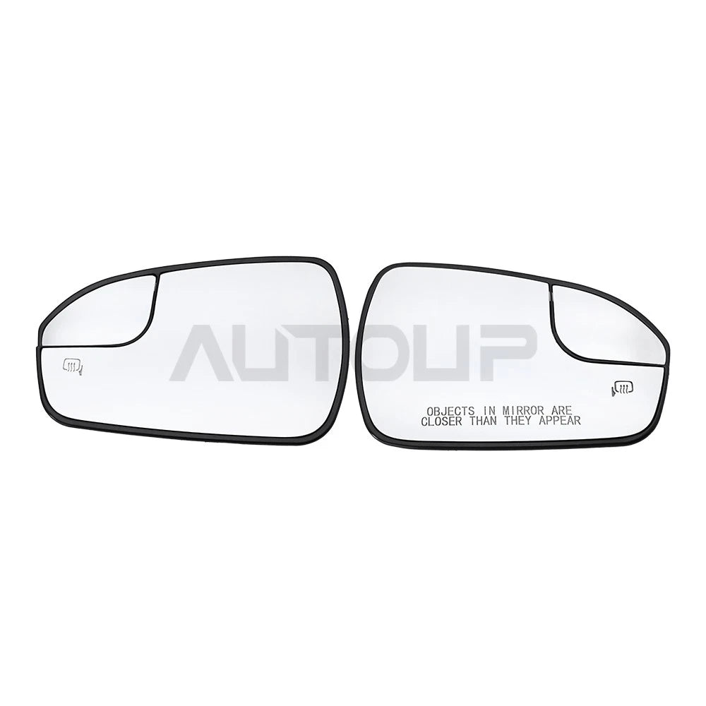 2 x LH&RH Power Heated Glass Mirror for Ford Fusion (2013–2020)