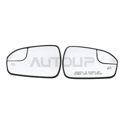 2 x LH&RH Power Heated Glass Mirror for Ford Fusion (2013–2020)