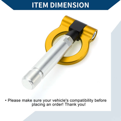 Tow Hook Ring for Toyota Yaris 23cm Metal (2020-2023)