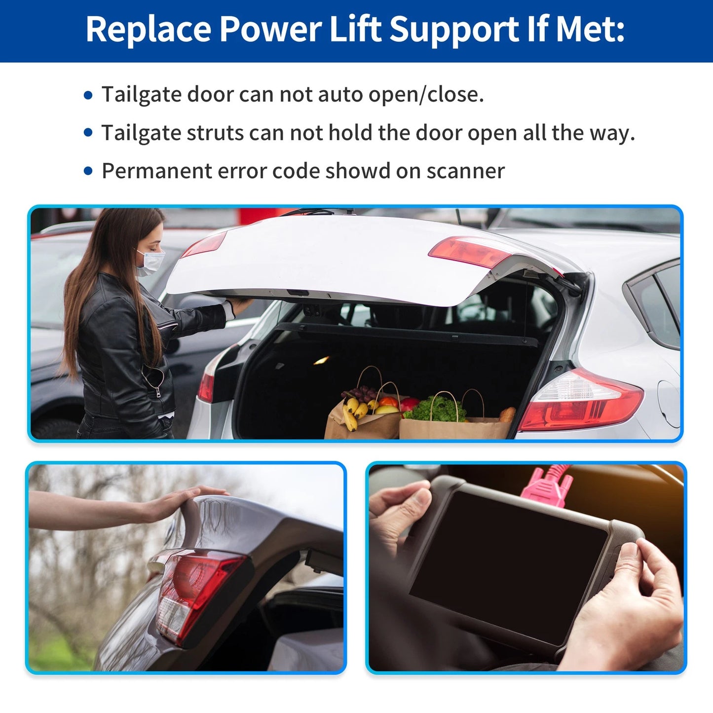 Left Tailgate Power Lift Support for VOLVO XC60 (2012-2015)