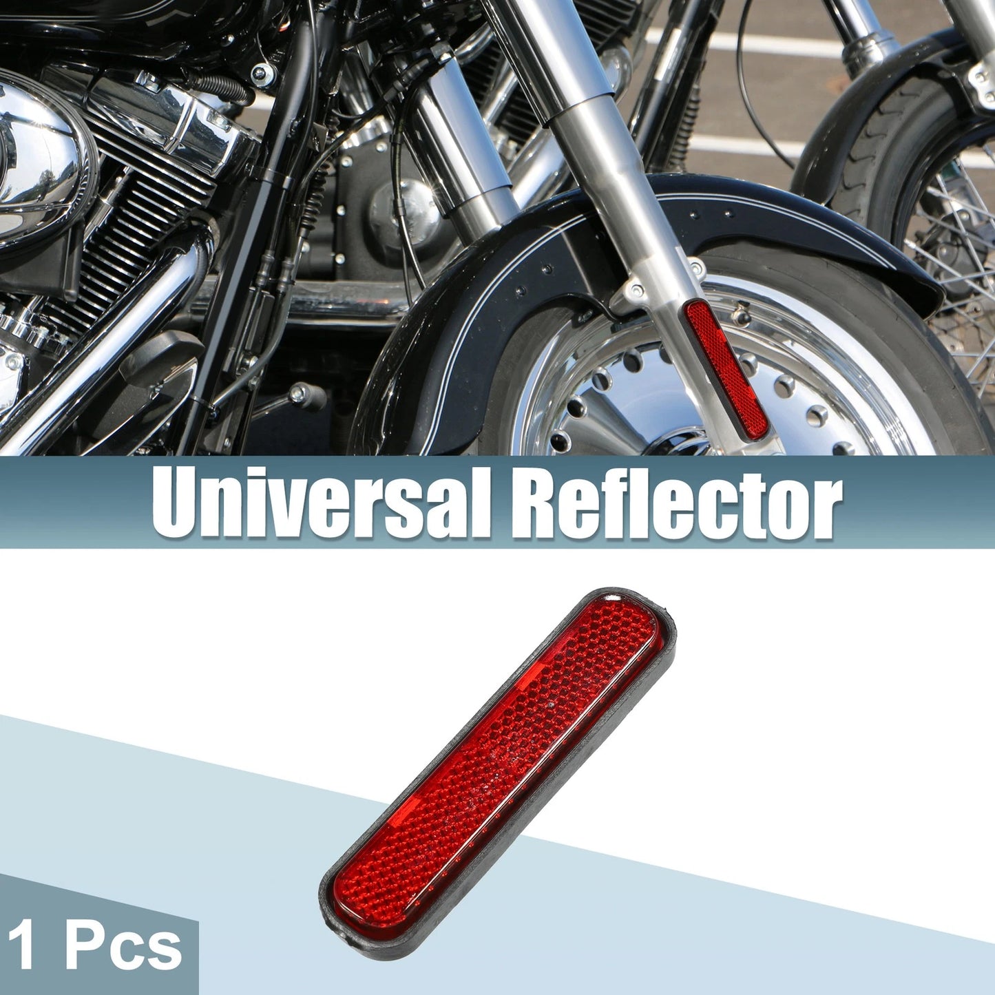 Reflector Self-Adhesive for Motorcycle Safety Spoke Reflective Red