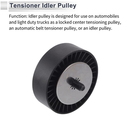 Drive Belt Idler Pulley for BMW 335 (2007 - 2013) Black
