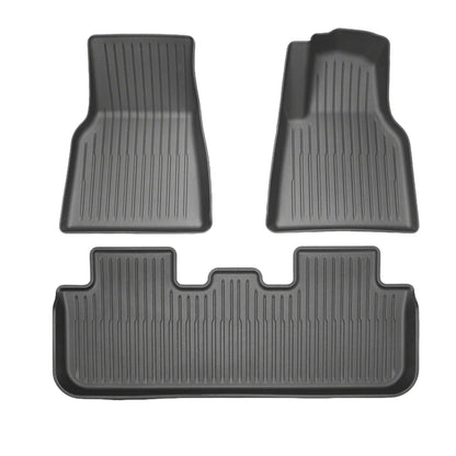 3D TPE Carpet Floor Mats Set for Tesla Model Y (2025-Onward)