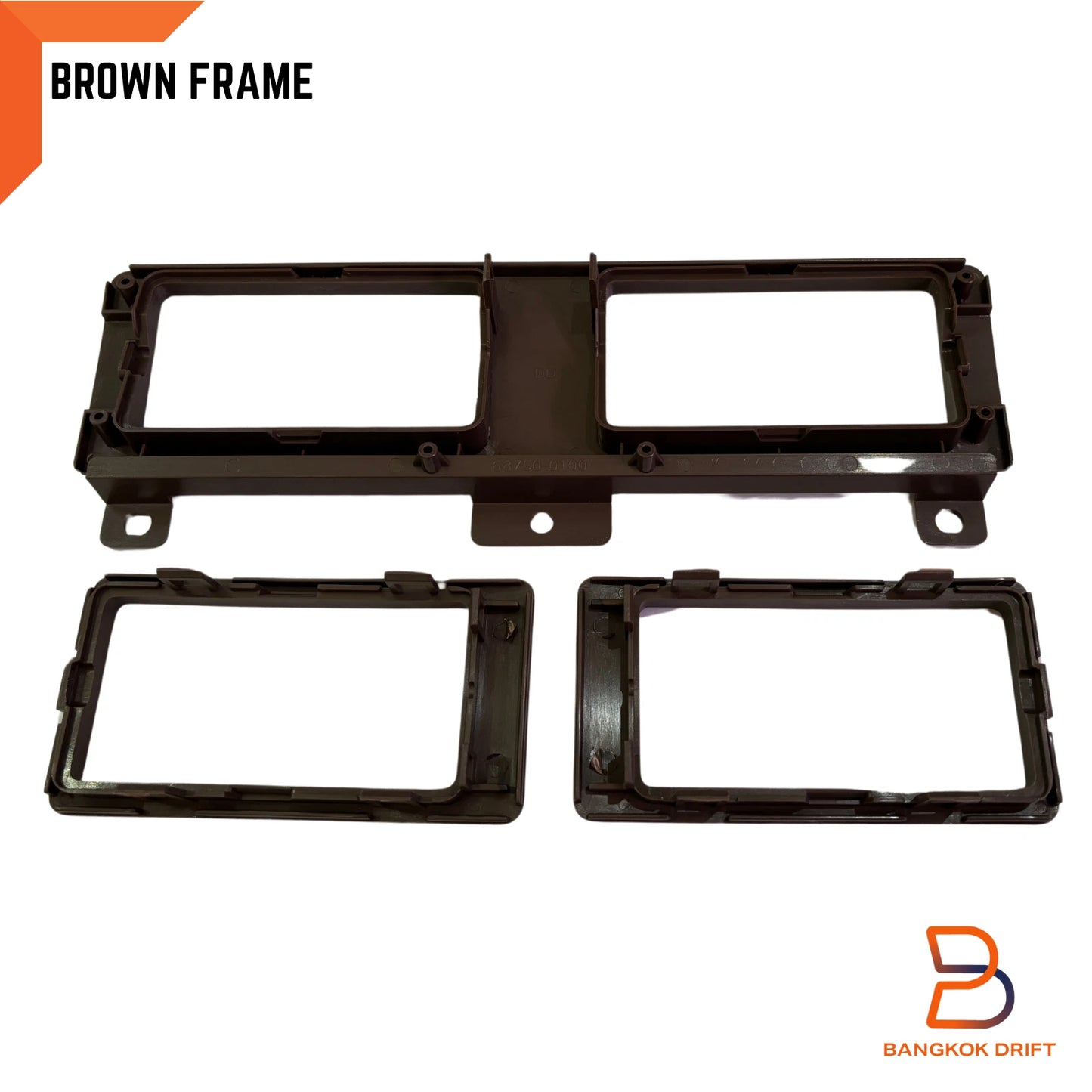 3 x Brown Air Heater Vent Frame Trim for Nissan Navara D21 (1986-1997)