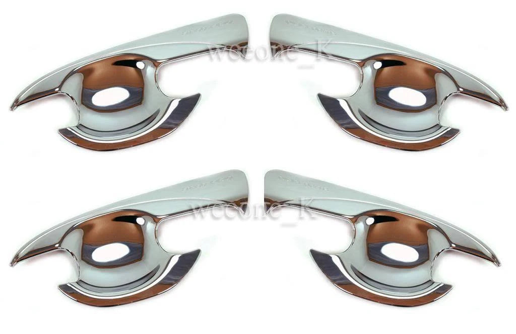 4 x Chrome Door Handle Bowls for Mazda BT50 (2012-2015)