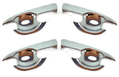 4 x Chrome Door Handle Bowls for Mazda BT50 (2012-2015)