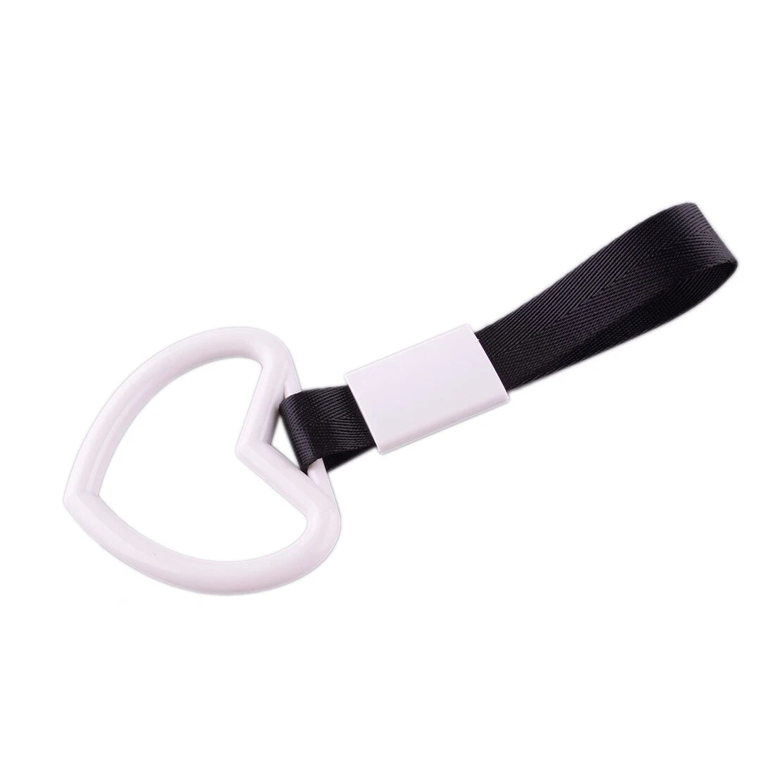 White Heart Tow Hook Ring for Universal Car Door Handle