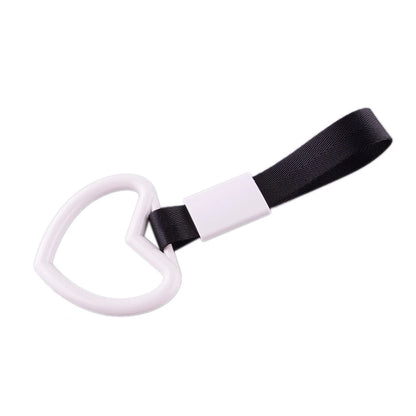 White Heart Tow Hook Ring for Universal Car Door Handle