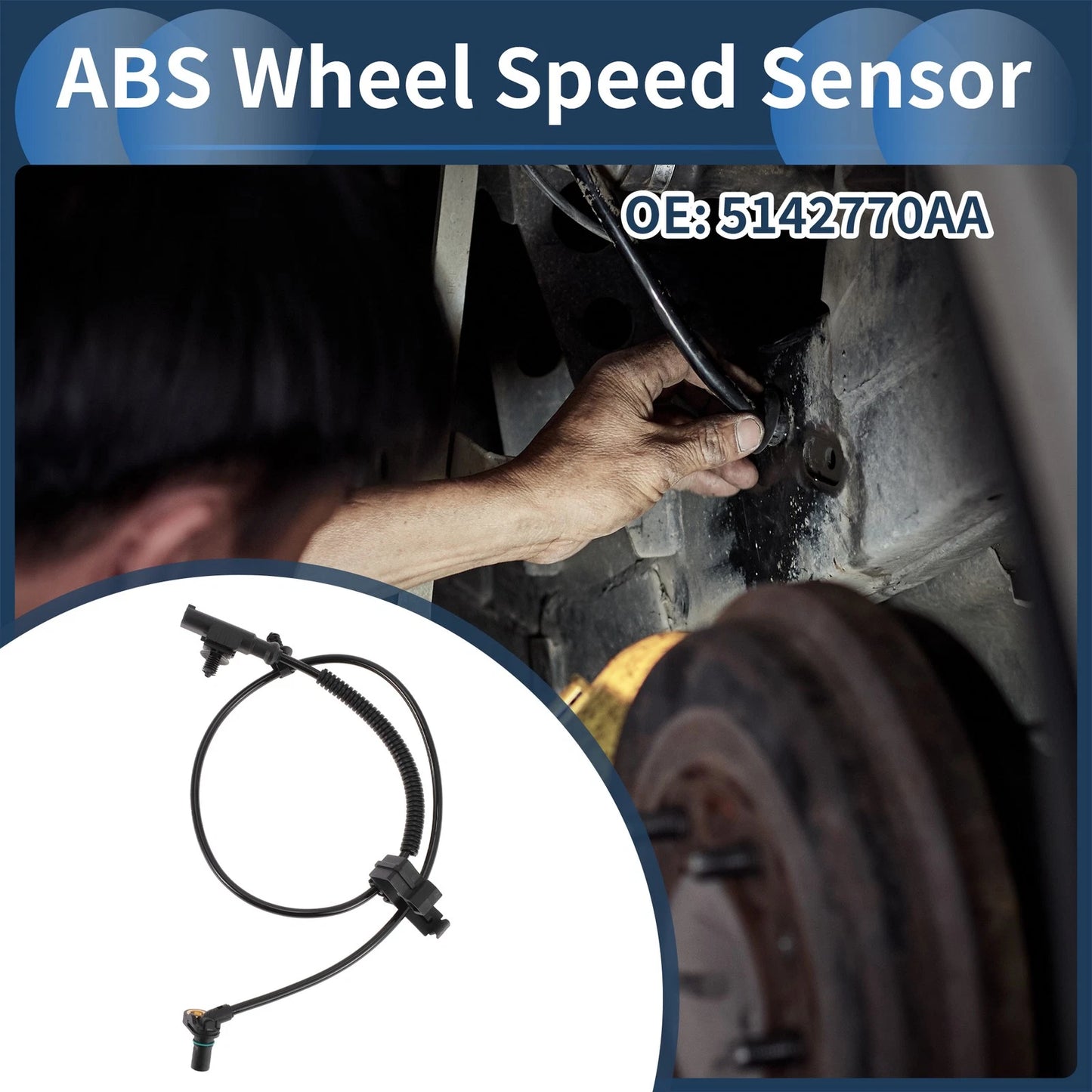 ABS Wheel Speed Sensor for Dodge Dakota (2005-2011)