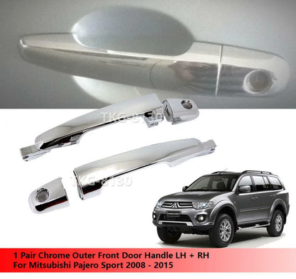 Chrome Outer Front Door Handle for Mitsubishi Pajero Sport (2008-2015)