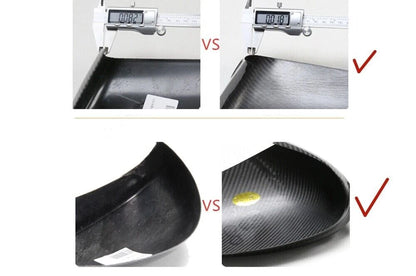 Carbon Fiber Rear Mirror Cover for Tesla Model Y (2020-2023)