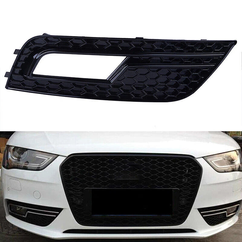Right Side Fog Light Grille Bezel Cover for Audi A4 B8 Sedan & Avant (2013-2016)