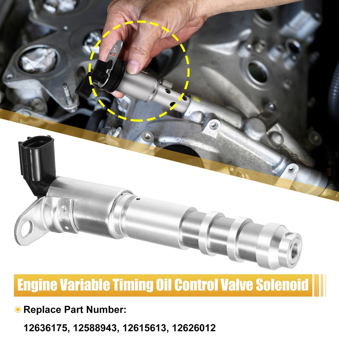 Camshaft Oil Control Valve VVT Solenoid for Cadillac ATS (2013–2015)