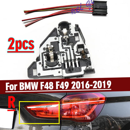 Right Side Tail Light Lamp Rear Panel Bulb Wire Socket for BMW X1 (2016–2019)