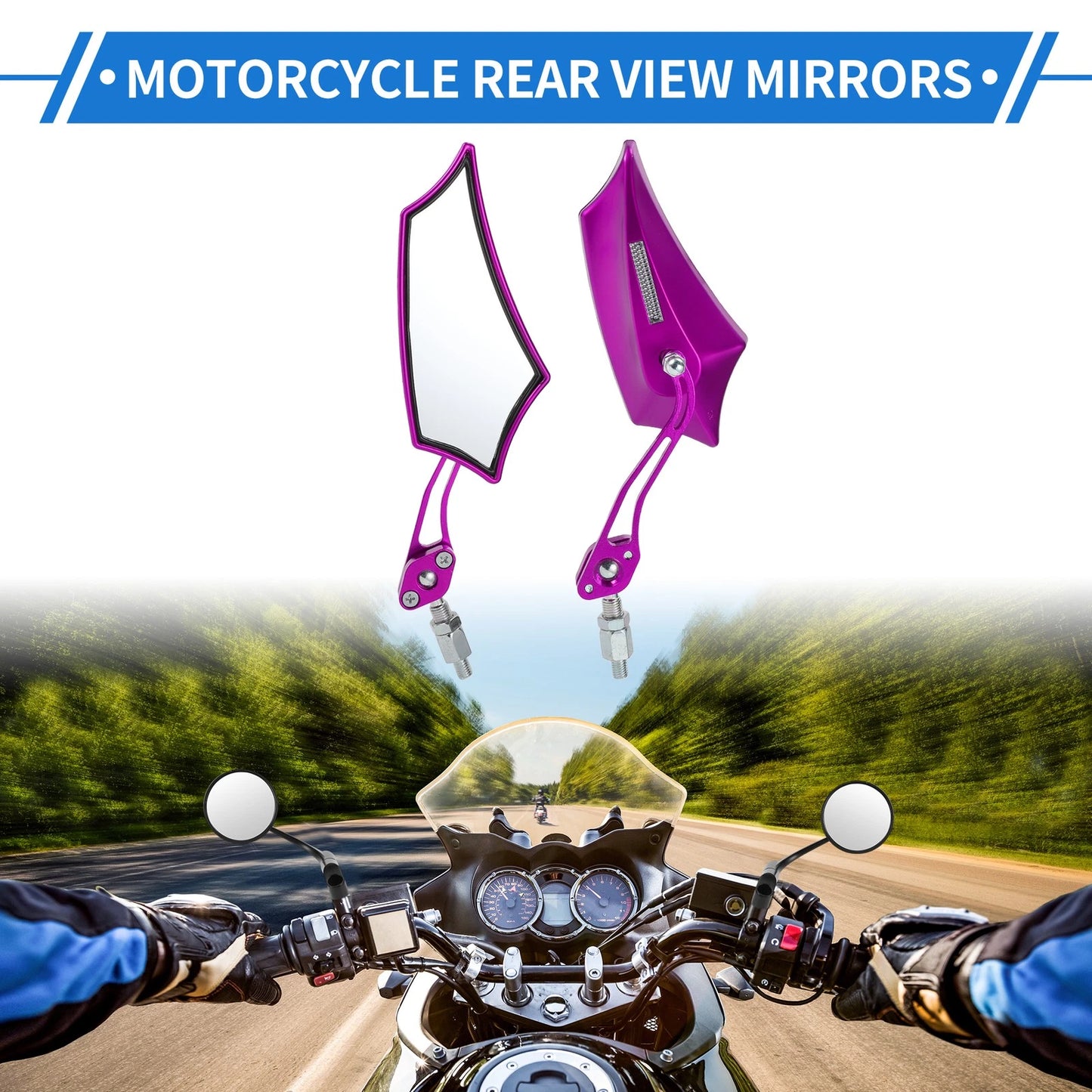 M10 M8 Motorcycle Rear View Mirror for Motorcycle
