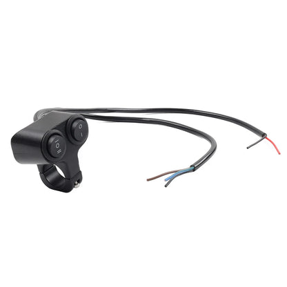 7/8" Dual Button On/Off Switch for Motorcycle ATV Handlebar Headlight Light