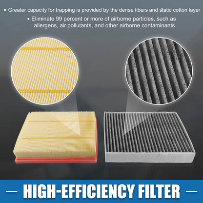 Car Cabin Air Filter Set for BMW 328i (2014-2016)