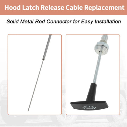Bonnet Pull Release Cable for Land Rover Defender 90 110 130 (1987-1996)