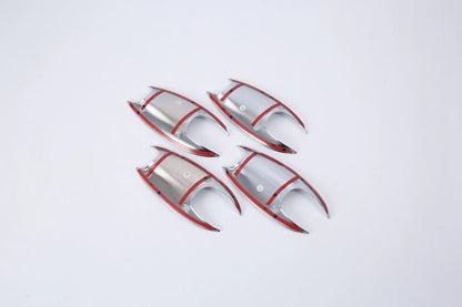 ABS Chrome Door Handle Bowl Cup Lid Cover Trim for 2018-2024 BMW X3 4x