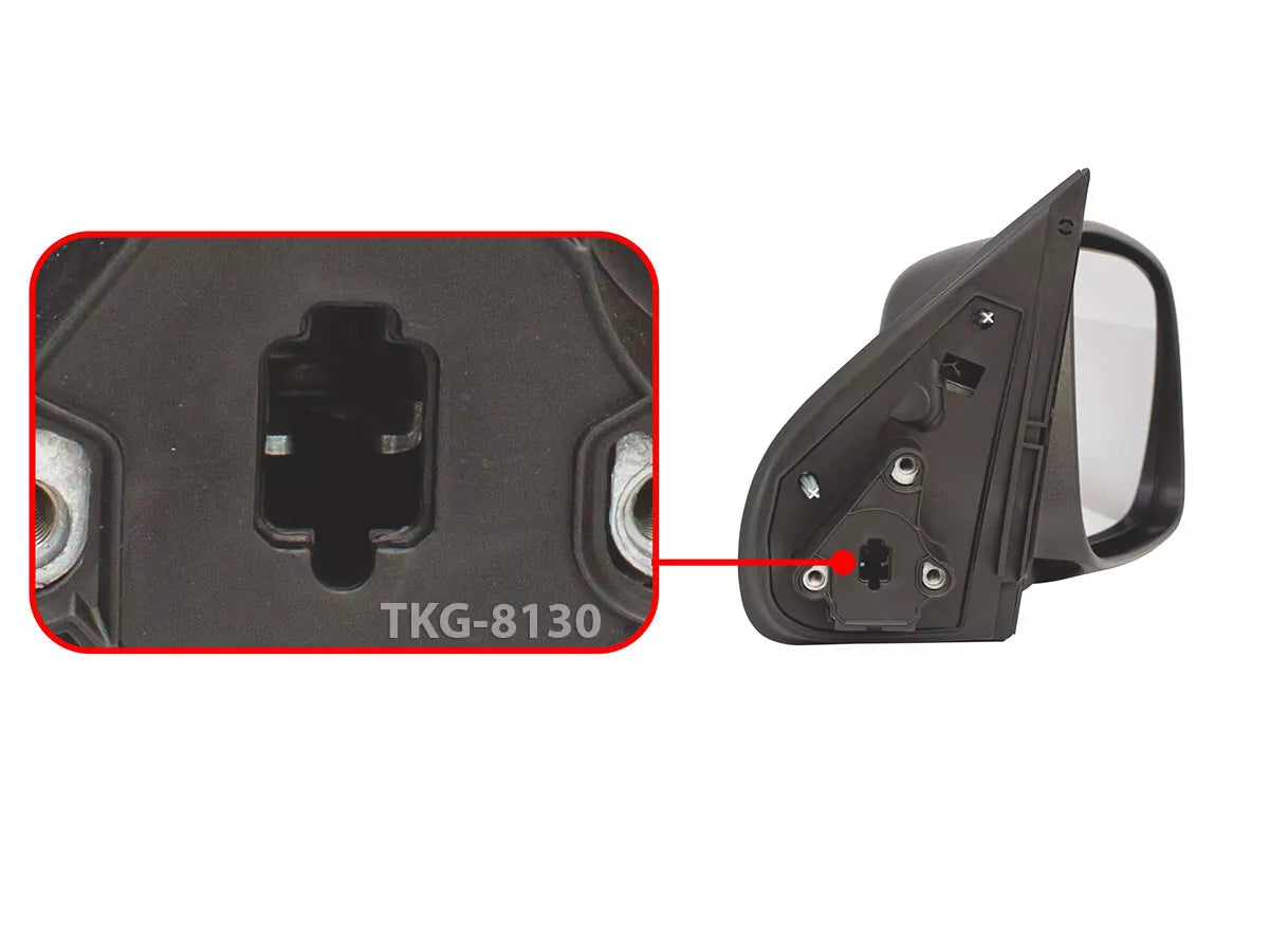 Manual Side View Mirror for Isuzu D-Max DMax (2003-2011)