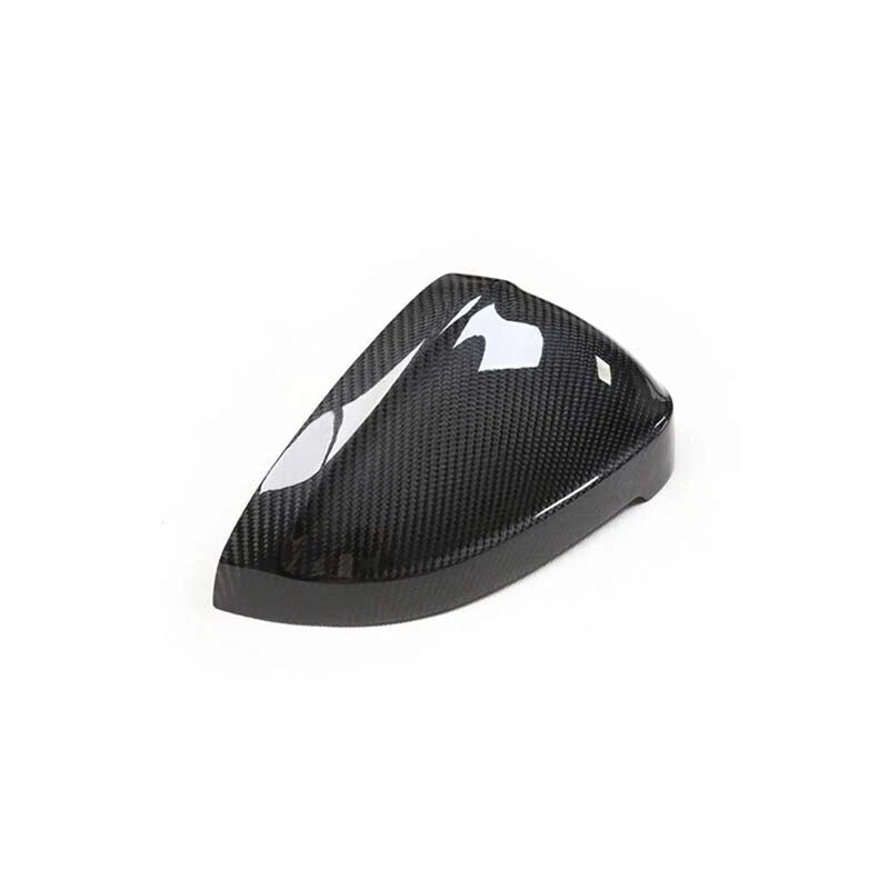 DRY Carbon Side Rearview Mirror Caps for Audi A4 S4 RS4 B9 17-24 w/ Lane Assist